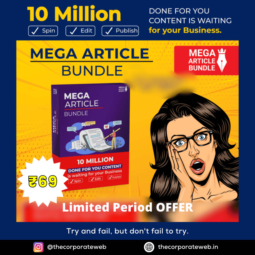 10 Million+ Mega article bundle