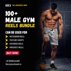 100+ Viral Male GYM Reels Bundle