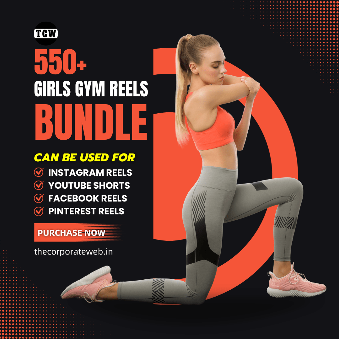 550+ Girls GYM Reels Bundle