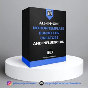 All-in-One Notion Template Bundle for Creators and Influencers